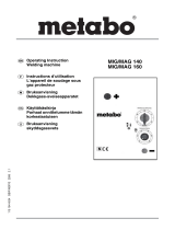 Metabo MIG/MAG 140 Användarmanual