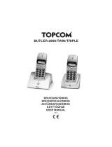 Topcom BUTLER 2900 Triple Användarmanual