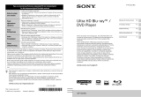 Sony UBP-X800M2 Bruksanvisningar