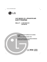 LG LX-M140D Användarguide