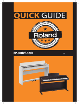 Roland F-120R (Blankt R&#xF6;tt) Användarguide