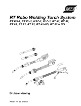 ESAB RT Robo Welding Torch System Användarmanual