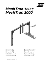 ESAB MechTrac 1500 / MechTrac 2000 Användarmanual