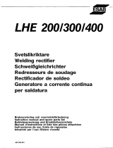 ESAB LHE 200, LHE 300, LHE 400 Användarmanual