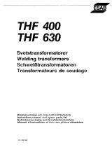 ESAB THF 400 Användarmanual