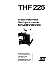 ESAB THF 225 Användarmanual