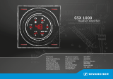Sennheiser GSX 1000 Användarmanual