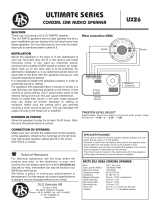 DLS UX26 coaxial Bruksanvisning