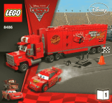 Lego Cars - Macks Team Truck 8486 deel 1 Bruksanvisning