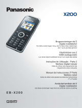 Panasonic X200 Bruksanvisning