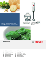 Bosch MSM6B7RE/02 Användarmanual