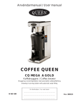 Coffee Queen CQ Mega A Gold Användarmanual
