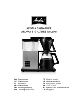 Melitta AromaSignature Deluxe Kaffeemaschine Bruksanvisning