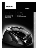 Siemens Vacuum Cleaner Bruksanvisning