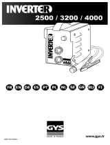 GYS INVERTER 2500 (CARDBOARD BOX) Bruksanvisning