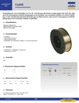 GYS Plain wire roll diam. 200mm - CuAl 8 diam. 0,8 - 5kg UHTS special Datablad