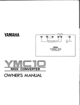 Yamaha YMC10 Bruksanvisning