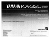 Yamaha KX-330 Bruksanvisning