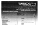 Yamaha DSP-1 Bruksanvisning
