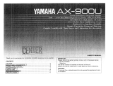 Yamaha AX-900 Bruksanvisning