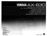 Yamaha AX-630 Bruksanvisning