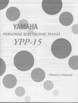 Yamaha YPP-15 Bruksanvisning