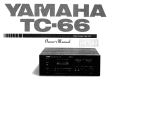 Yamaha TC-66 Bruksanvisning