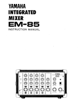 Yamaha EM-85 Bruksanvisning