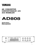 Yamaha AD808 Bruksanvisning
