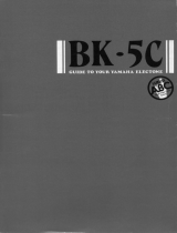 Yamaha BK-5C Bruksanvisning