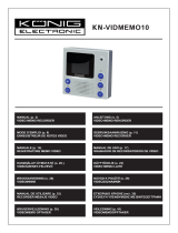 Konig Electronic KN-VIDMEMO10 Användarmanual