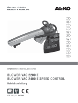AL-KO BLOWER VAC 2400 E SPEED CONTROL Bruksanvisningar
