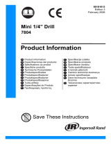 Ingersoll-Rand 7804 Användarmanual