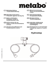 Metabo Dry-running Sensor Hydrostop Användarmanual