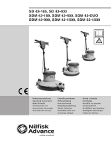 Nilfisk-Advance America SDM 43-1500 Användarmanual