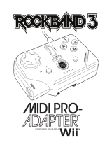 Nintendo Rock band 3 Användarmanual