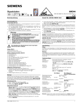 Siemens 8WD44 Användarmanual