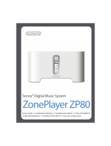 Sonos ZonePlayer ZP80 Användarmanual