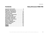 Sony Ericsson HCB-700 Användarmanual