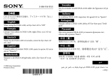 Sony FDA-A1AM Viktig information