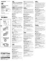 Sony FDA-A1AM Bruksanvisning