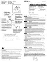Sony LCM-F505 Användarmanual
