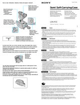 Sony LCM-PCX Användarmanual