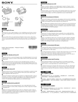 Sony NEX-F3K/B Viktig information