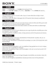 Sony PCK-LH4AM Viktig information