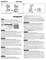 Sony PCK-LM14 Användarguide