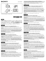 Sony PCK-LM16 Användarguide