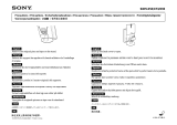 Sony SDM-X53/B Precautions