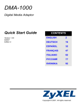 ZyXEL Communications DMA-1000 Användarmanual