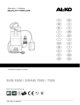 AL-KO Submersible Pump SUB 6500 Classic Användarmanual